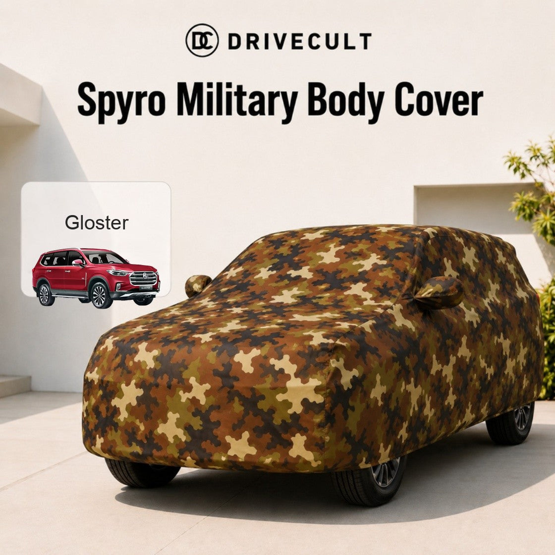 MG Gloster Body Cover Spyro Military body cover