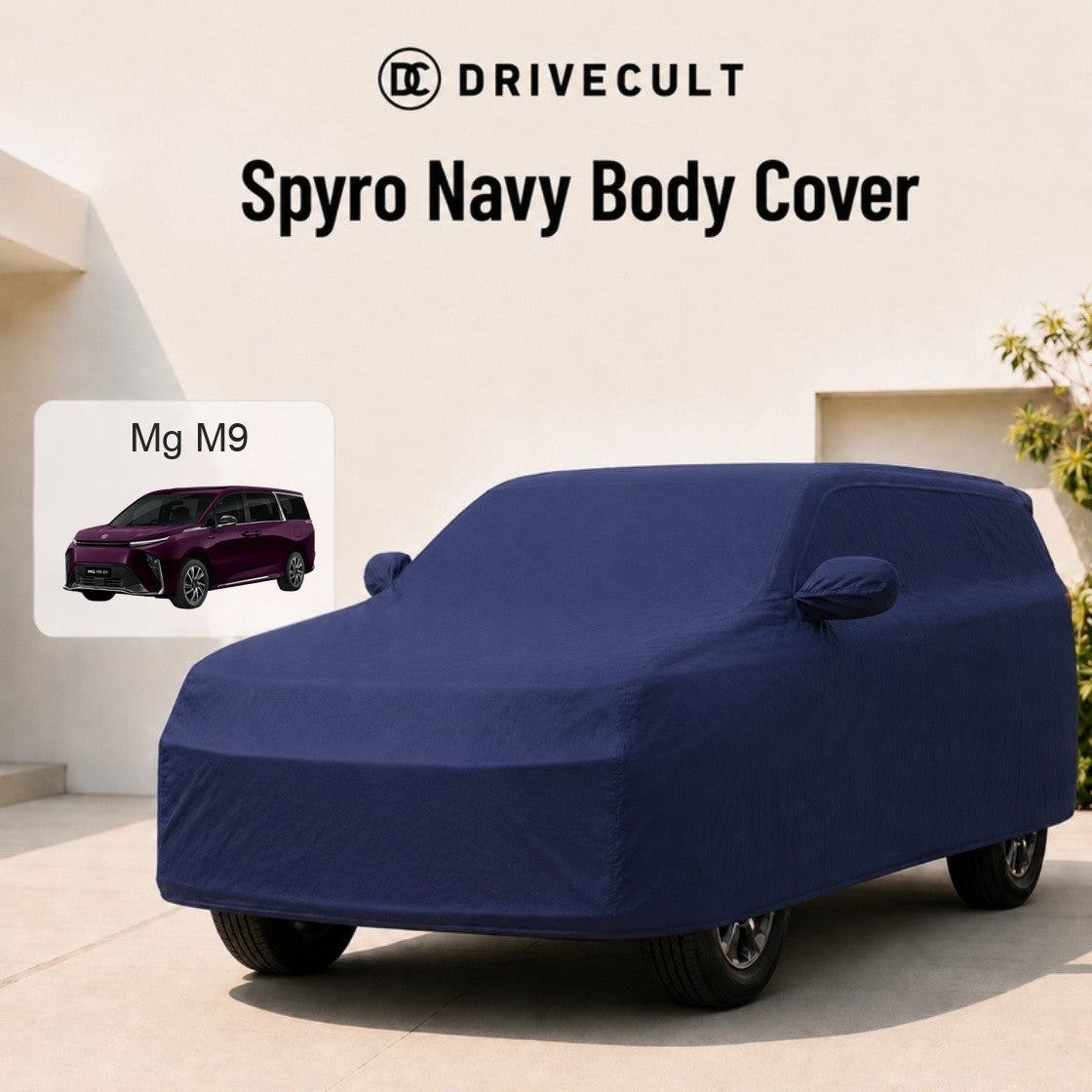 MG Mg M9 Body Cover Spyro Navy body cover