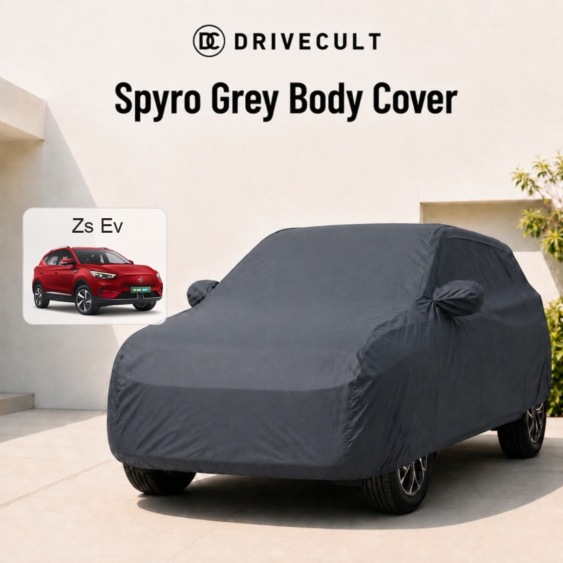 MG Zs Ev Body Cover Spyro Grey body cover