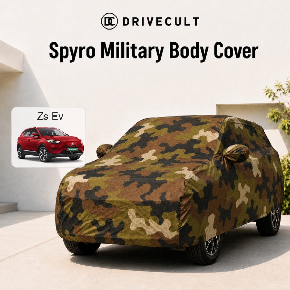 MG Zs Ev Body Cover Spyro Military body cover