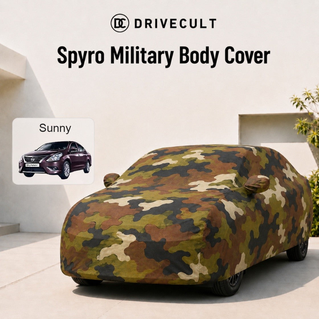Nissan Sunny Body Cover Spyro Military body cover
