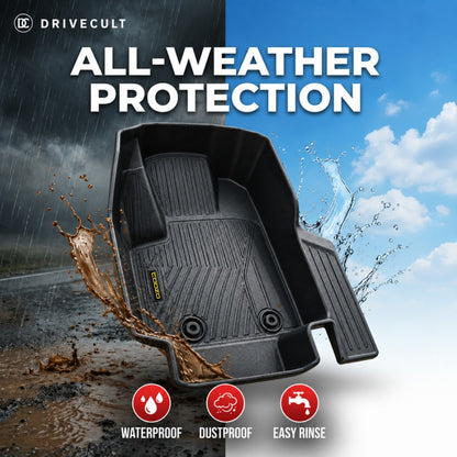 Maruti Suzuki Swift 2018 - 2022 ATM Mats - all-weather waterproof and dustproof TPE floor mats, easy rinse