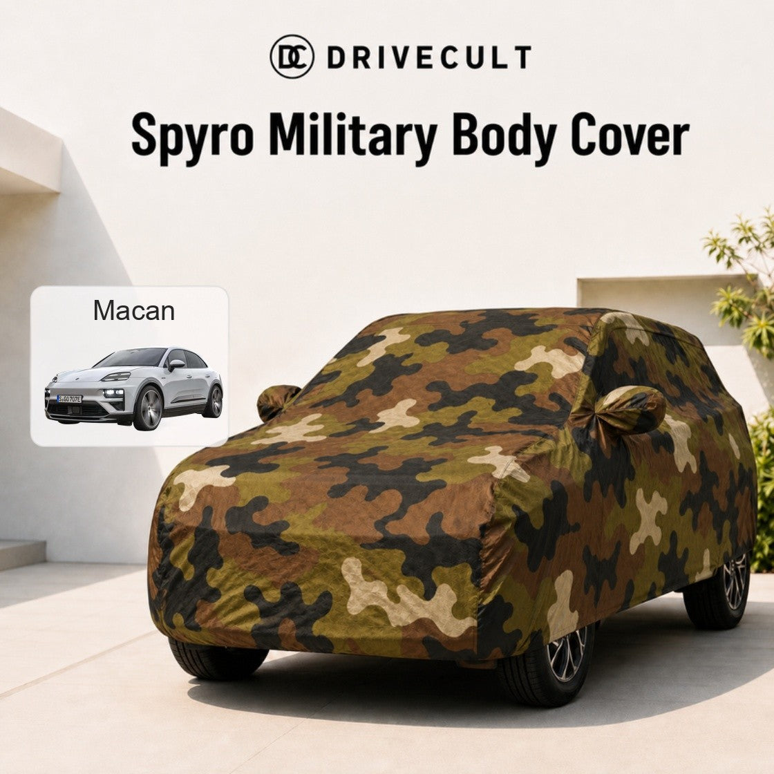 Porsche Macan Body Cover Spyro Military body cover