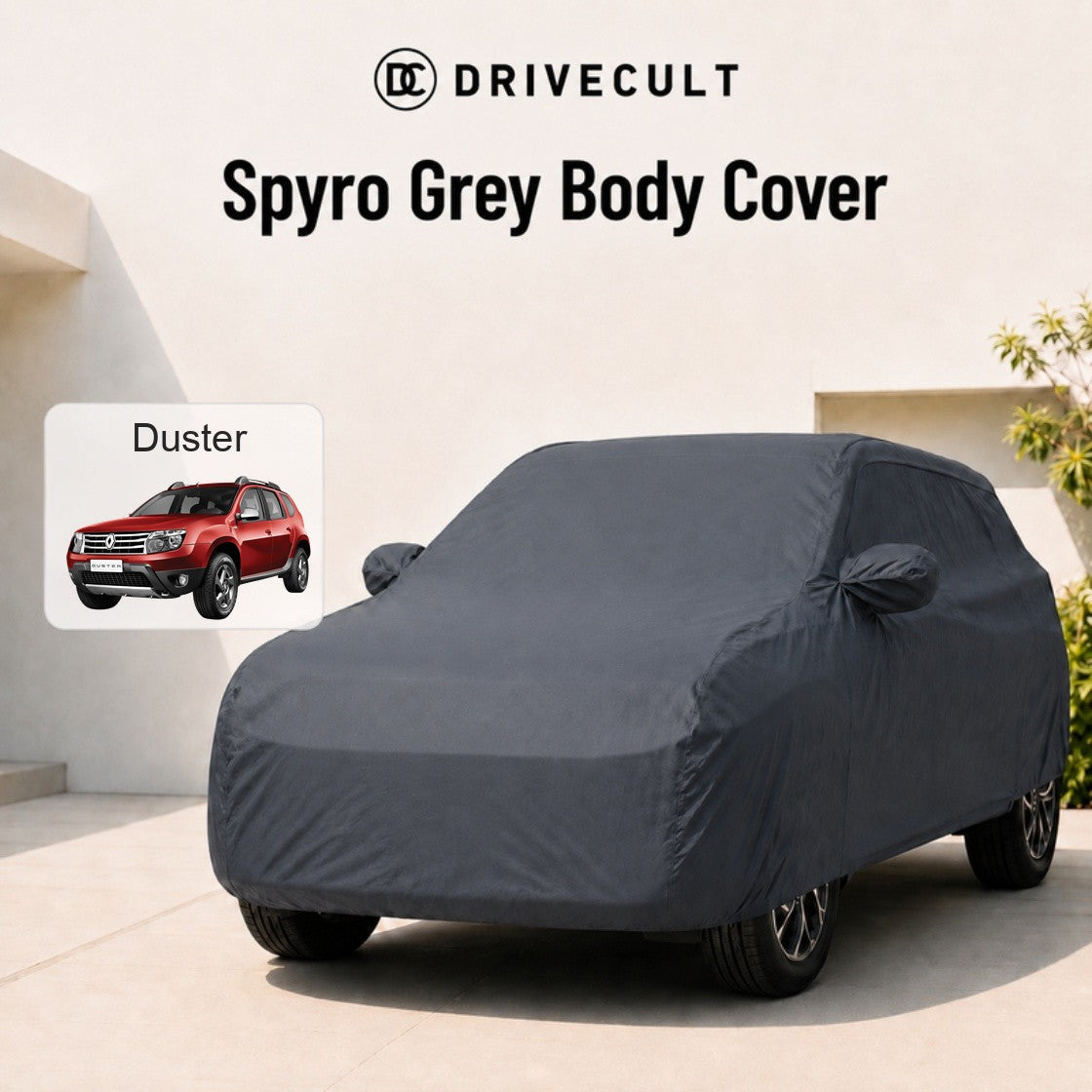 Renault Duster Body Cover Spyro Grey body cover