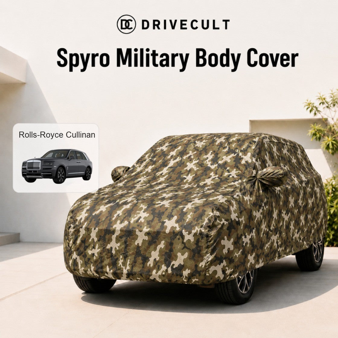 Rolls-Royce Cullinan Spyro Military body cover