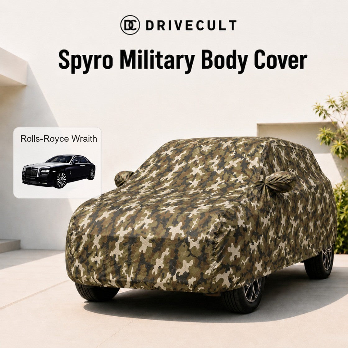 Rolls-Royce Wraith Spyro Military body cover