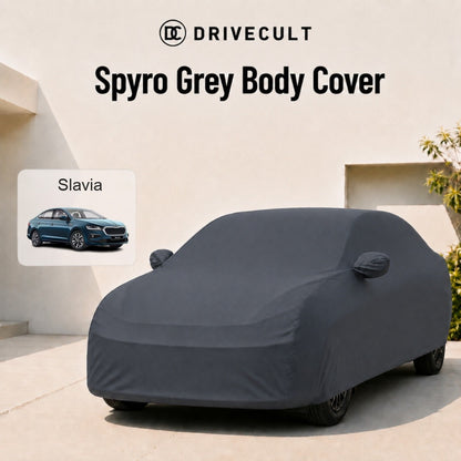 Skoda Slavia Body Cover Spyro Grey body cover