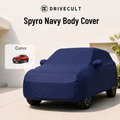 Tata Curvv Body Cover Spyro Navy body cover