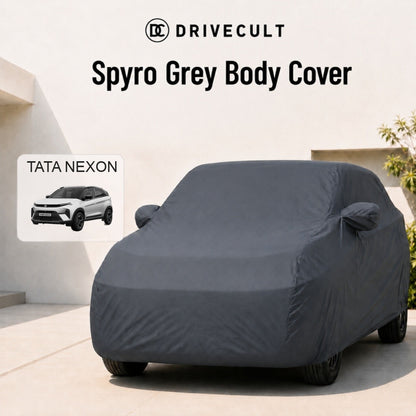 Tata Nexon Spyro Grey body cover