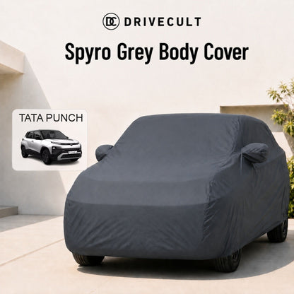 Tata Punch Spyro Grey body cover