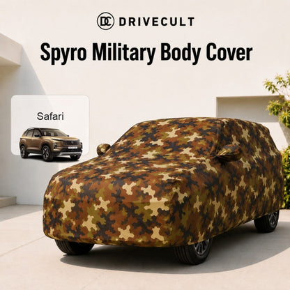 Tata Safari Body Cover Spyro Military body cover