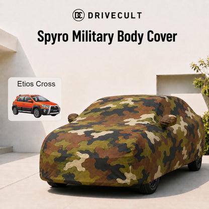 Toyota Etios cross Body Cover Spyro Military body cover