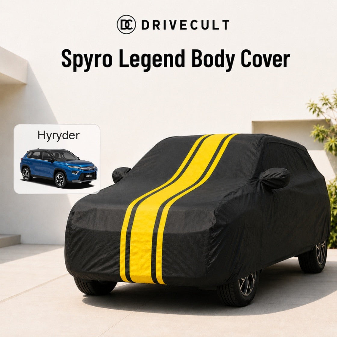 Toyota Hyryder Body Cover Spyro Legend body cover