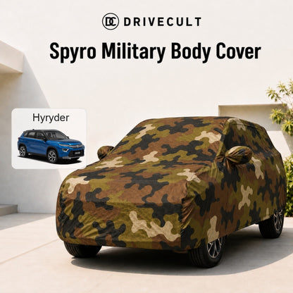 Toyota Hyryder Body Cover Spyro Military body cover