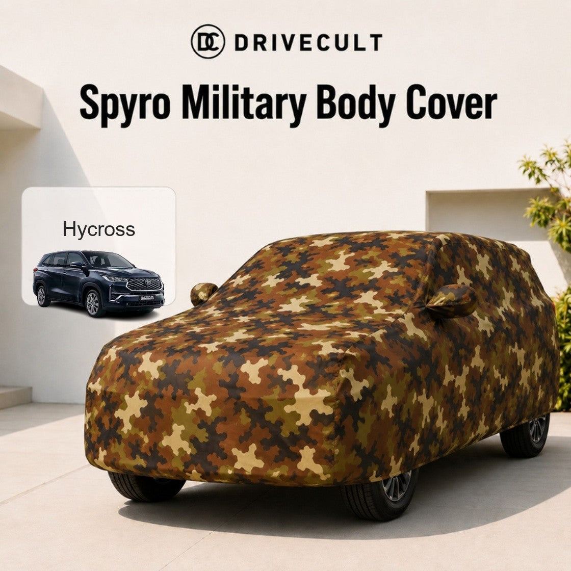 Toyota Innova Hycross Body Cover Spyro Military body cover