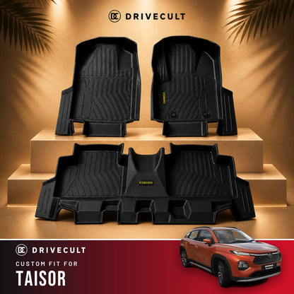 Toyota Taisor DriveCult ATM Mats custom-fit TPE floor mats