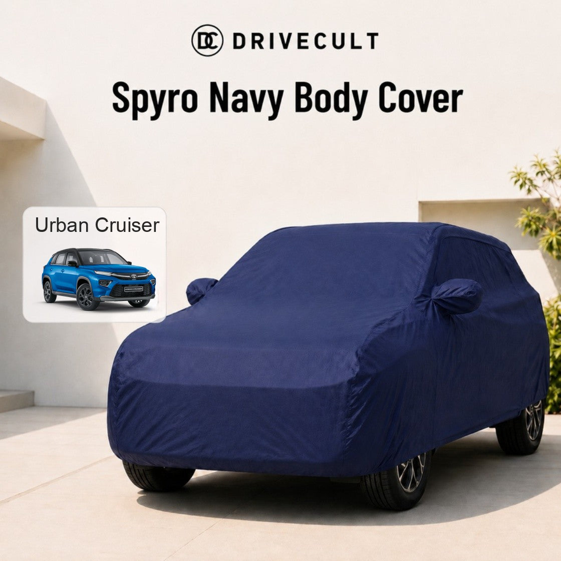 Toyota Urban Cruiser Body Cover Spyro Navy body cover