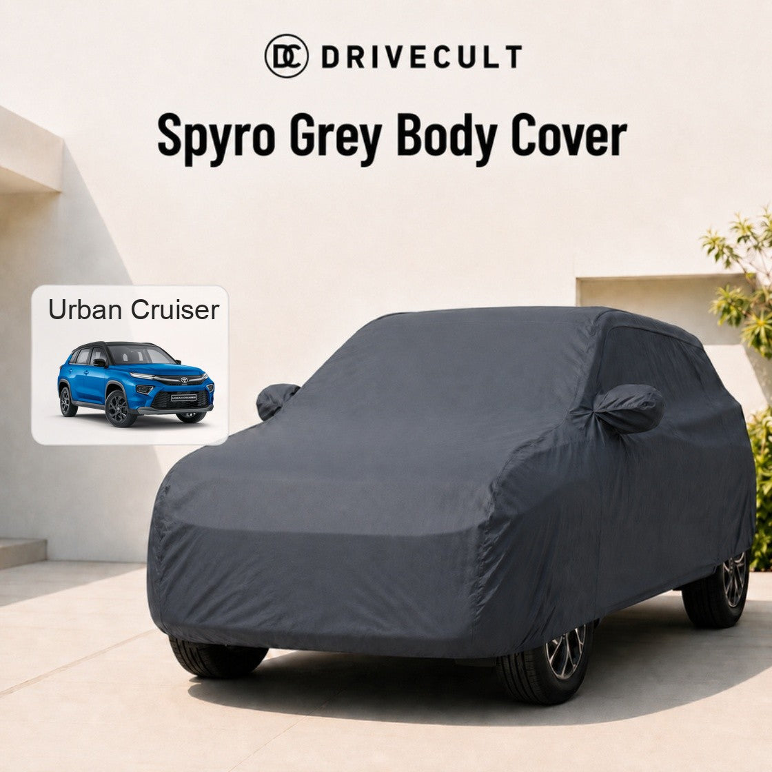 Toyota Urban Cruiser Body Cover Spyro Grey body cover