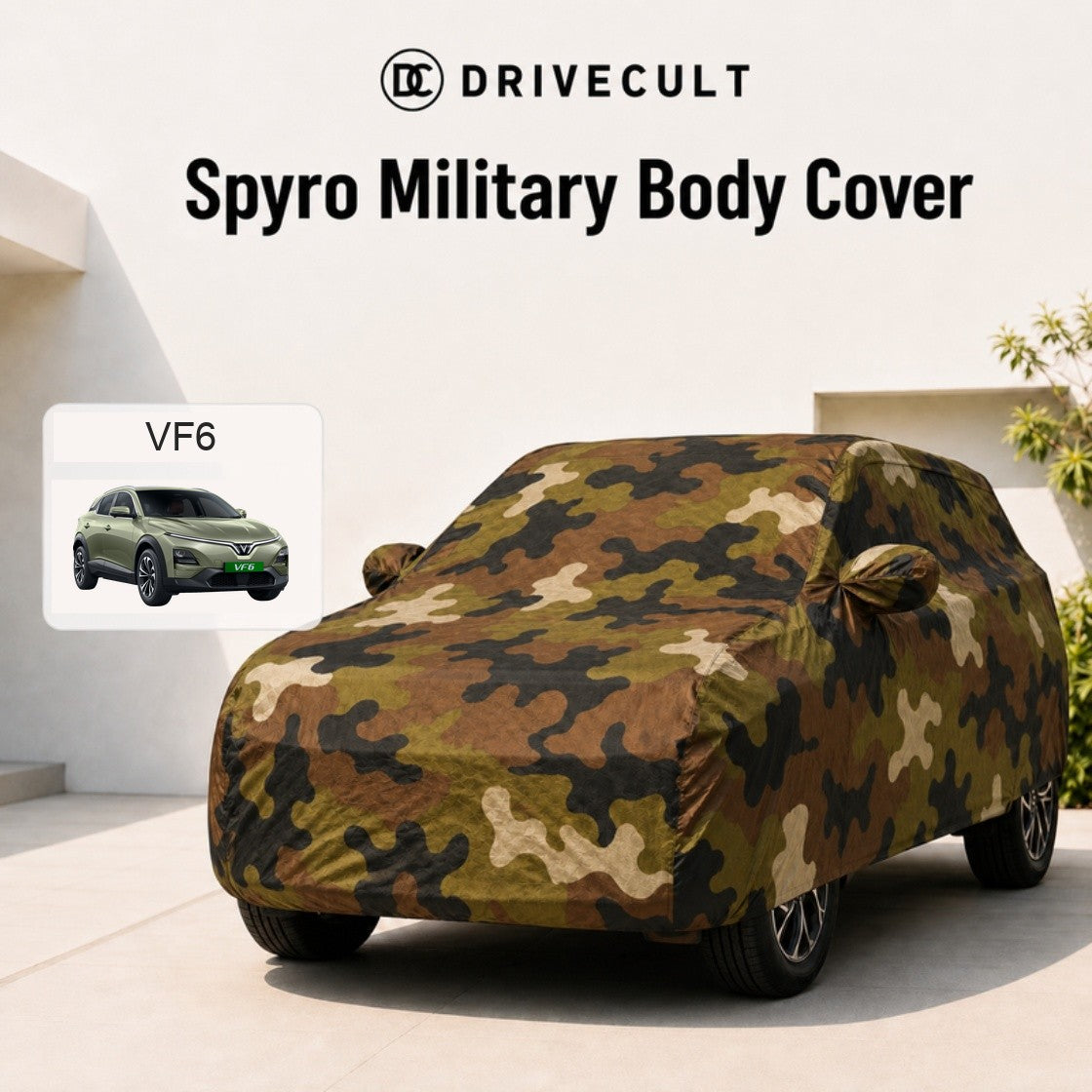 VinFast VF6 Body Cover Spyro Military body cover