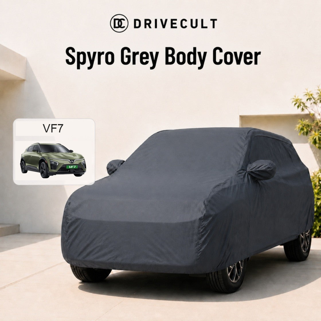VinFast VF7 Body Cover Spyro Grey body cover
