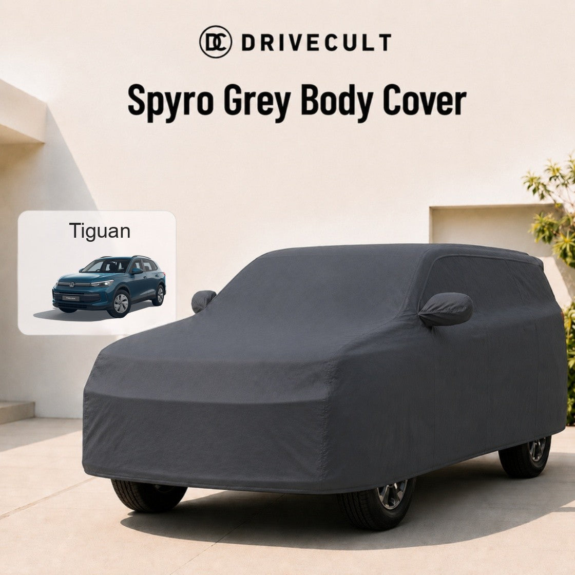 Volkswagen Tiguan Body Cover Spyro Grey body cover