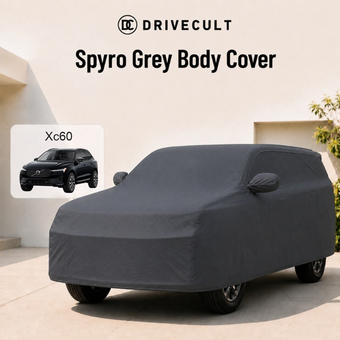 Volvo Xc60 Body Cover Spyro Grey body cover